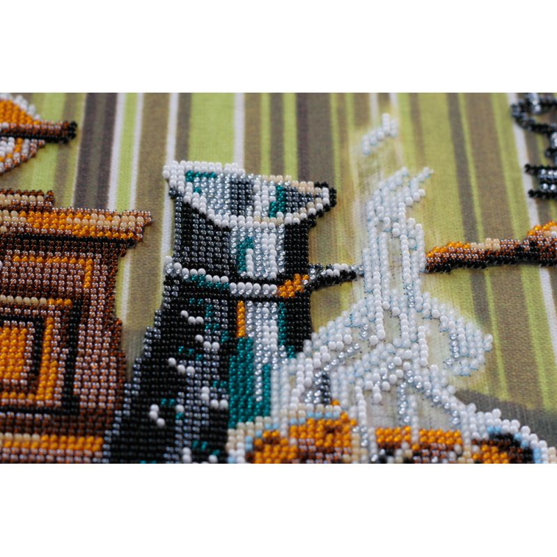 Main Bead Embroidery Kit Coffee with lemon