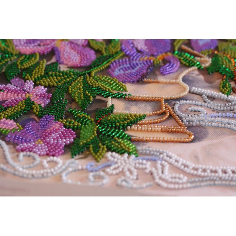 Main Bead Embroidery Kit Flower lace