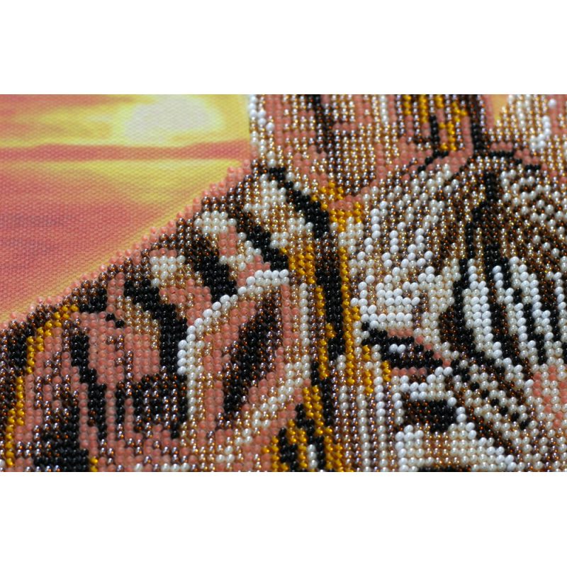 Main Bead Embroidery Kit Zebras