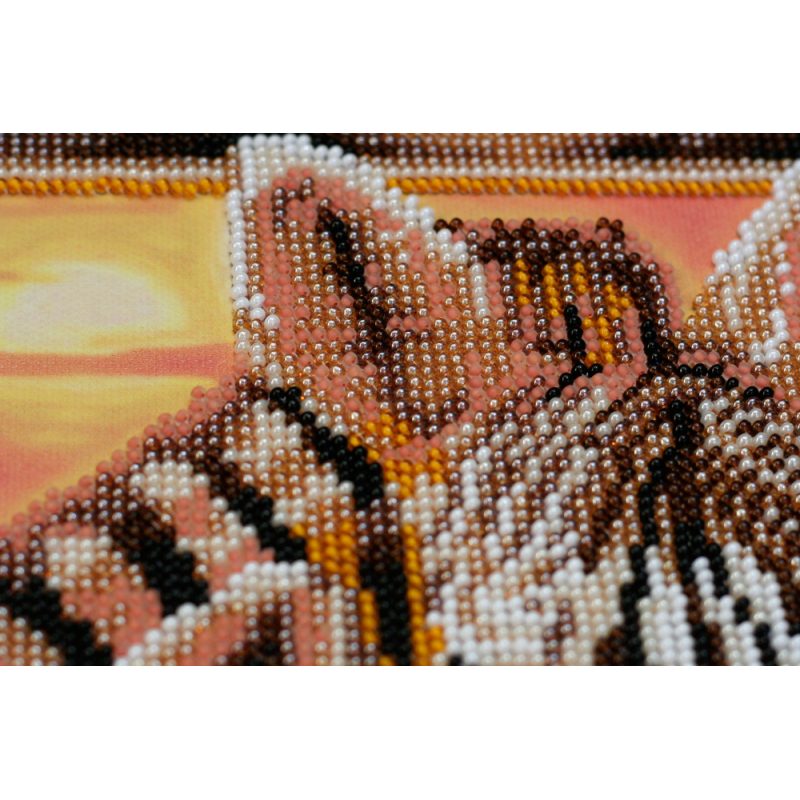 Main Bead Embroidery Kit Zebras