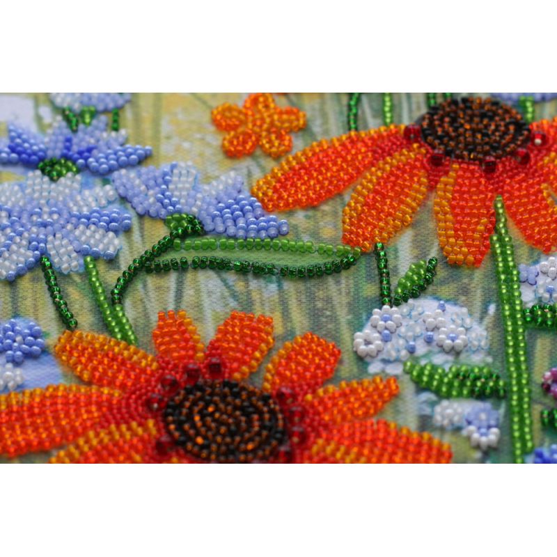 Main Bead Embroidery Kit Golden umbrellas