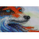Набір для вишивання бісером на художньому полотні "Руда лисиця"