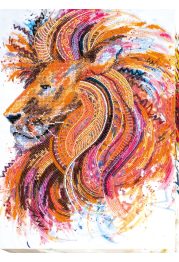 Main Bead Embroidery Kit Fire-maned lion
