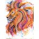Main Bead Embroidery Kit Fire-maned lion