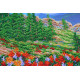Main Bead Embroidery Kit Mountain landscape