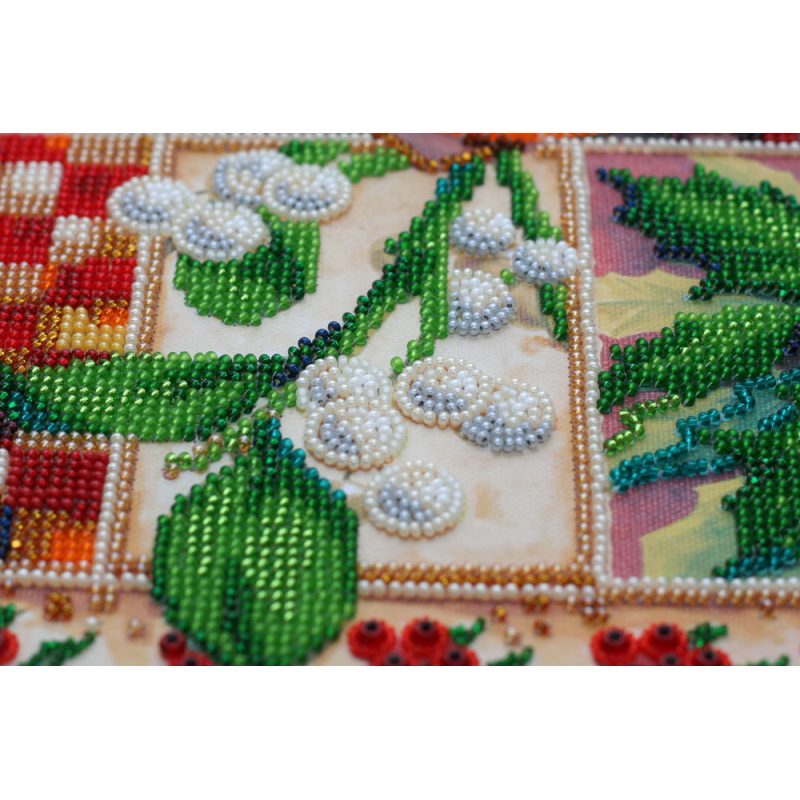 Main Bead Embroidery Kit Winter's pantry