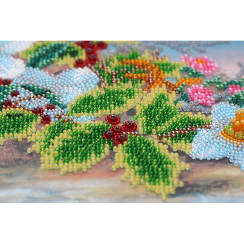 Main Bead Embroidery Kit Christmas bouquet