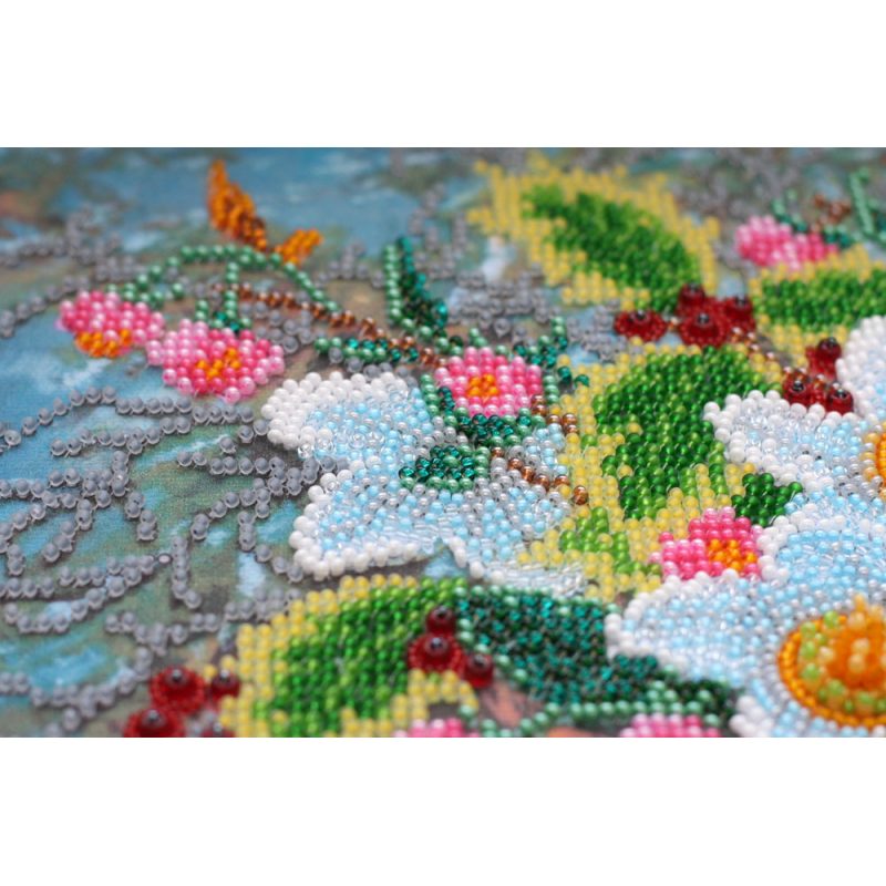 Main Bead Embroidery Kit Christmas bouquet