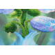 Main Bead Embroidery Kit Blue Poppies