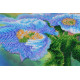 Main Bead Embroidery Kit Blue Poppies
