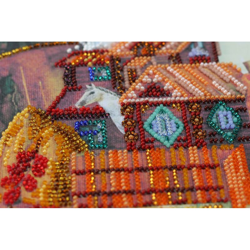 Main Bead Embroidery Kit Light holiday of the Cover of the Virgin