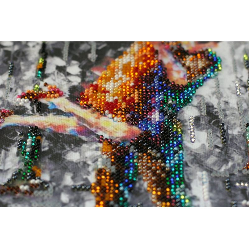 Набір для вишивання бісером на художньому полотні "Бажана мить"
