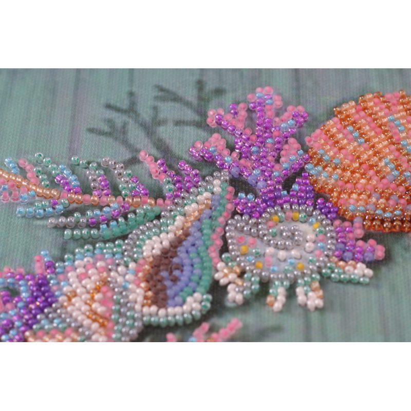 Main Bead Embroidery Kit Wreath of shells