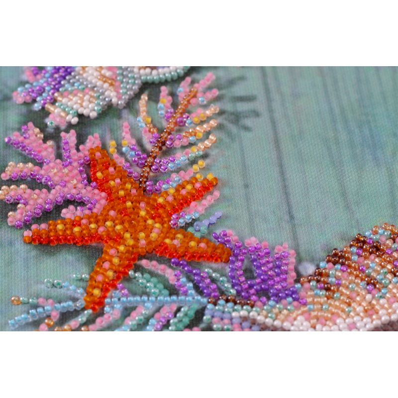 Main Bead Embroidery Kit Wreath of shells