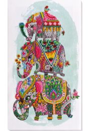 Main Bead Embroidery Kit Three elephants for happiness