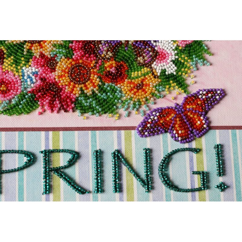 Main Bead Embroidery Kit Spring came