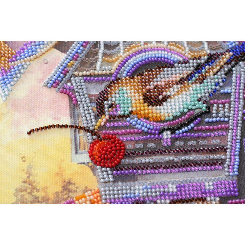 Main Bead Embroidery Kit Bird's town