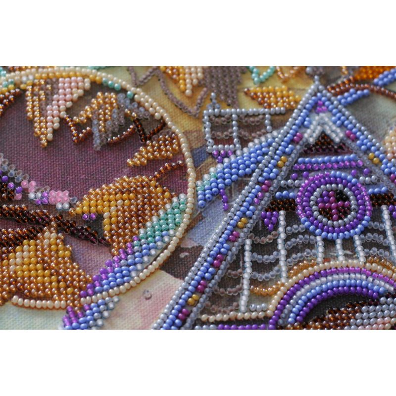 Main Bead Embroidery Kit Bird's town