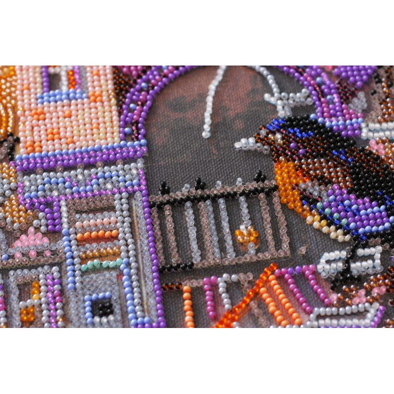 Main Bead Embroidery Kit Bird's town