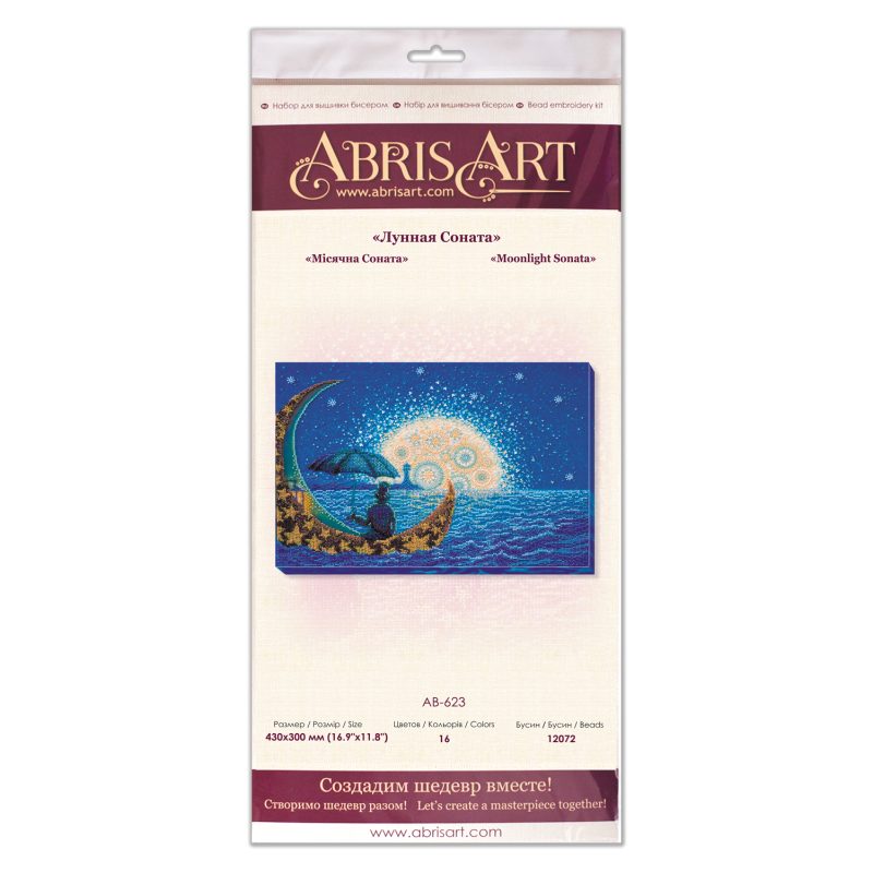 Main Bead Embroidery Kit Moonlight Sonata
