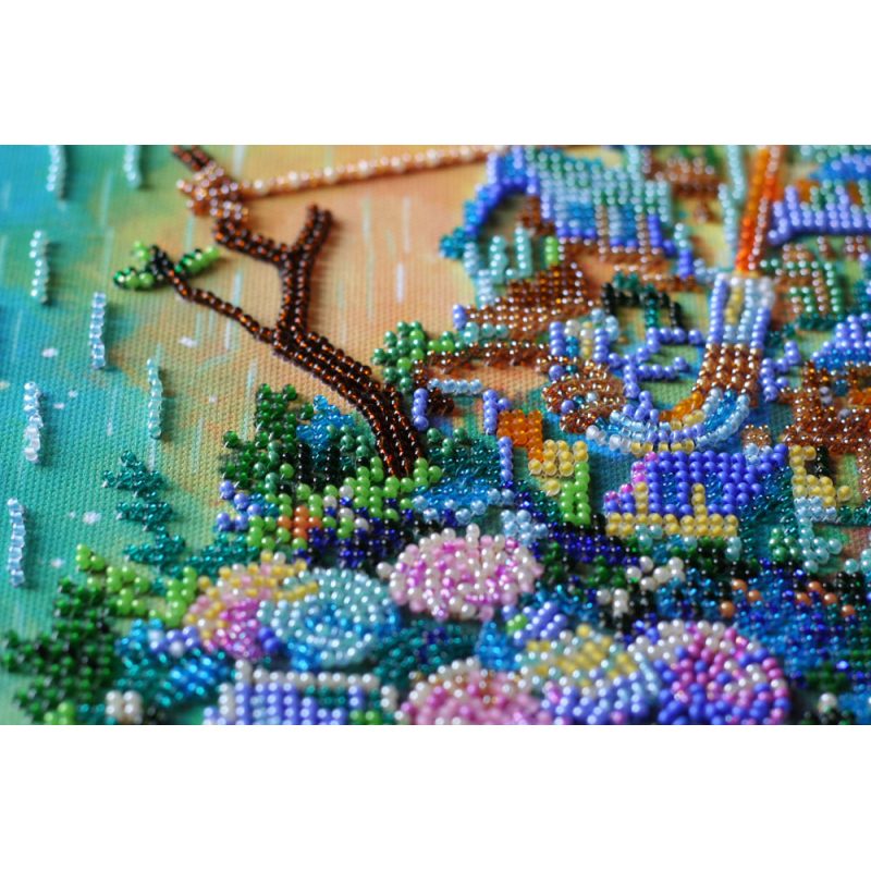 Main Bead Embroidery Kit Cozy little world