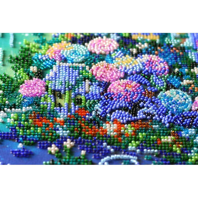 Main Bead Embroidery Kit Cozy little world