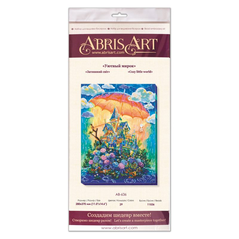 Main Bead Embroidery Kit Cozy little world