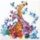 Main Bead Embroidery Kit Spotty giraffes
