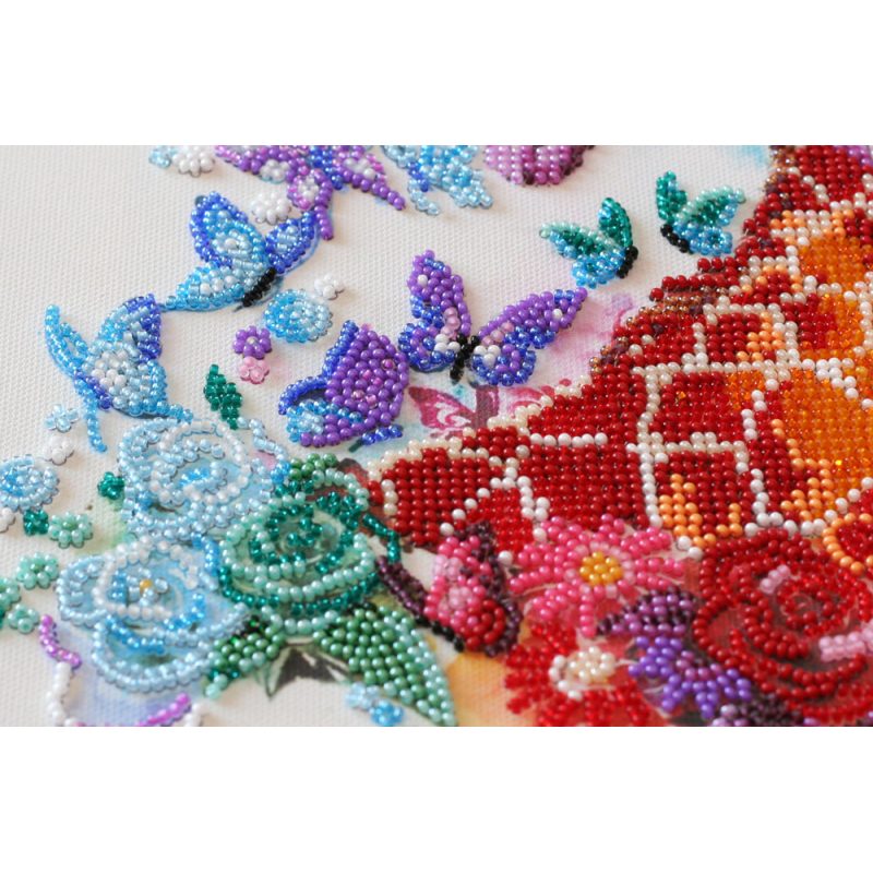 Main Bead Embroidery Kit Spotty giraffes