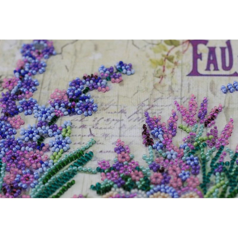 Main Bead Embroidery Kit Lavender chantilly