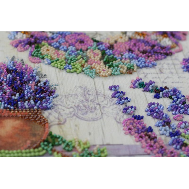 Main Bead Embroidery Kit Lavender chantilly