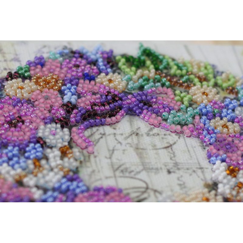 Main Bead Embroidery Kit Lavender chantilly