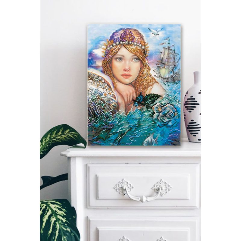 Main Bead Embroidery Kit Mermaid