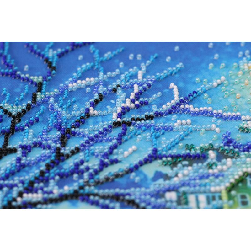 Main Bead Embroidery Kit Shining blue