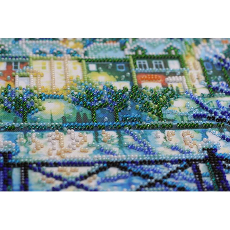 Main Bead Embroidery Kit Shining blue