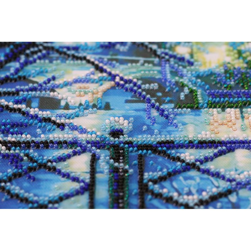 Main Bead Embroidery Kit Shining blue