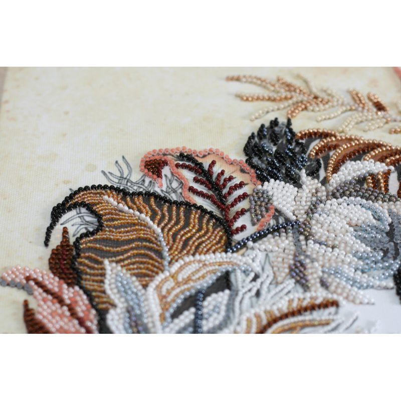 Main Bead Embroidery Kit Sepia drawing