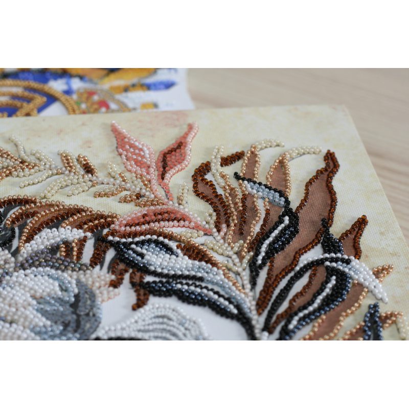 Main Bead Embroidery Kit Sepia drawing