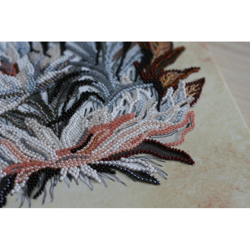 Main Bead Embroidery Kit Sepia drawing