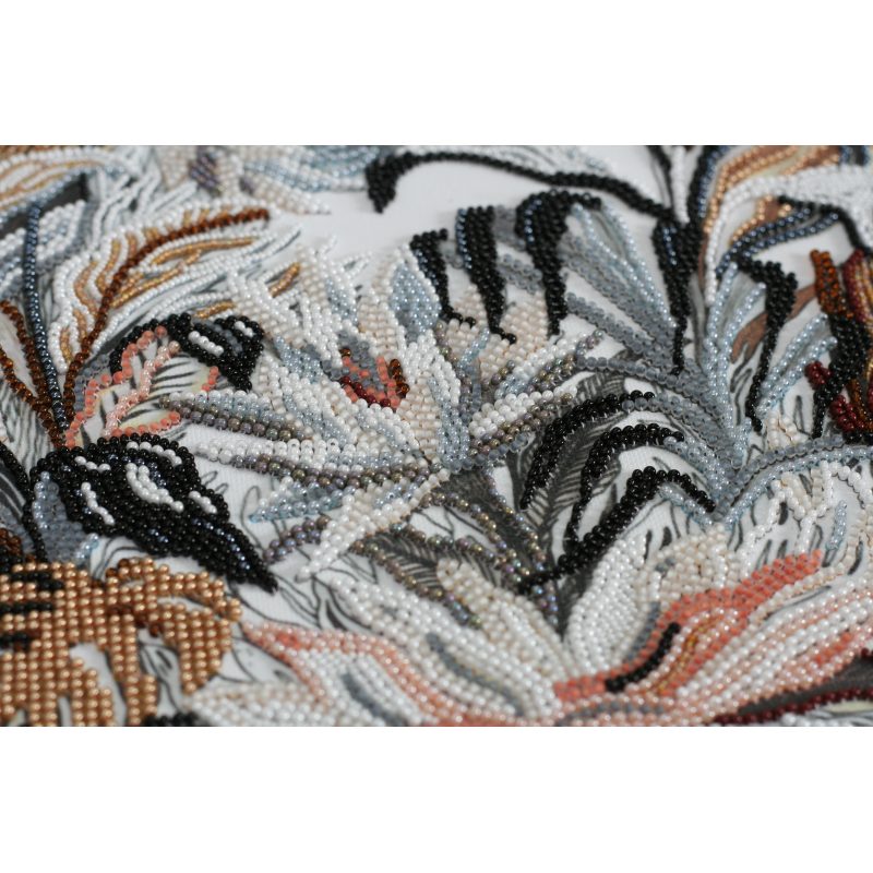 Main Bead Embroidery Kit Sepia drawing