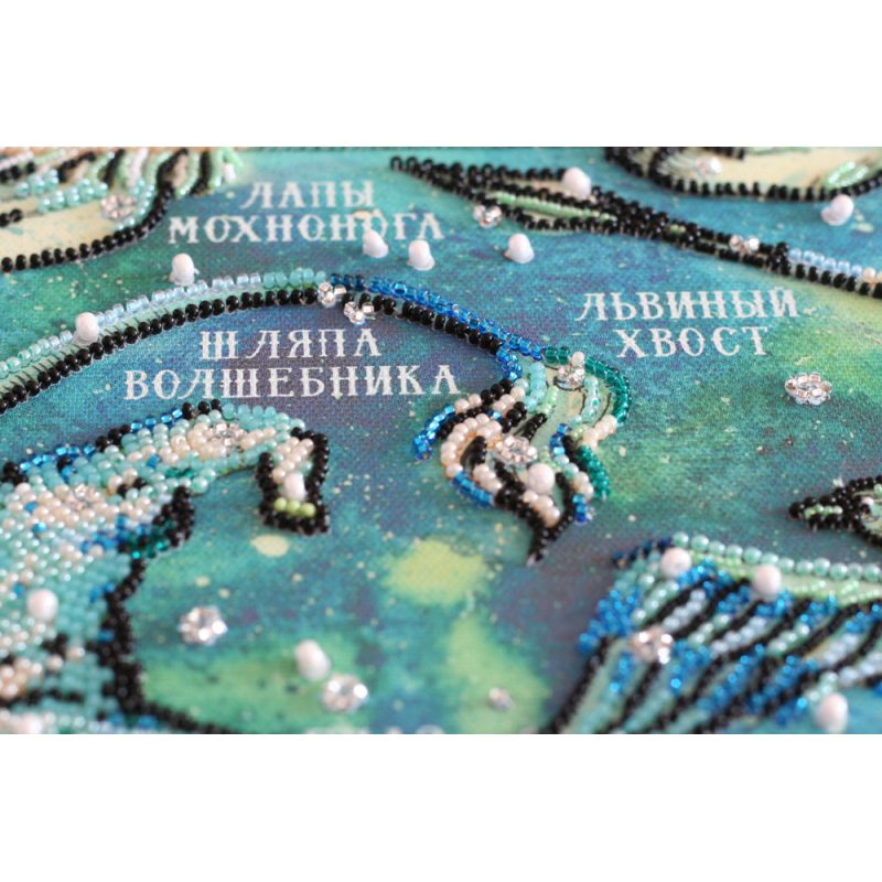 Main Bead Embroidery Kit Non-existent constellation map