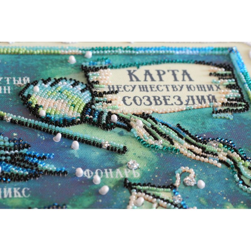 Main Bead Embroidery Kit Non-existent constellation map
