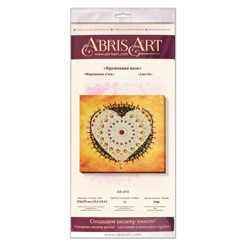 Main Bead Embroidery Kit Lace tie