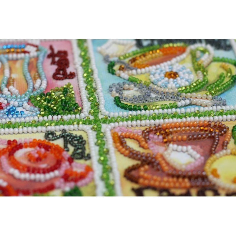 Main Bead Embroidery Kit Tea map