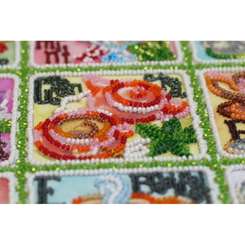 Main Bead Embroidery Kit Tea map