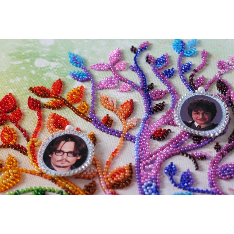 Main Bead Embroidery Kit Family tree
