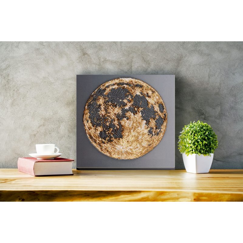 Main Bead Embroidery Kit Moon