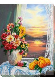 Main Bead Embroidery Kit Still life with quince