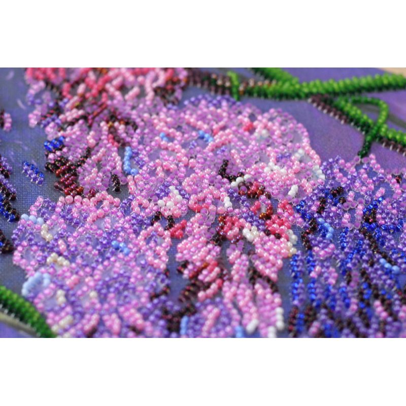 Main Bead Embroidery Kit Wisteria