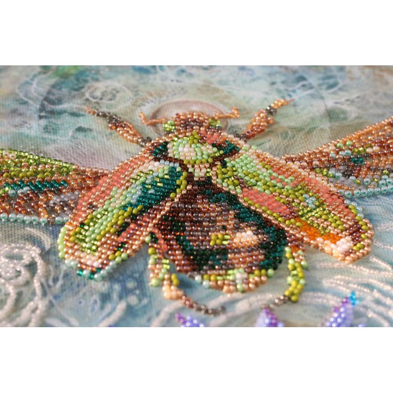 Main Bead Embroidery Kit Golden beetle